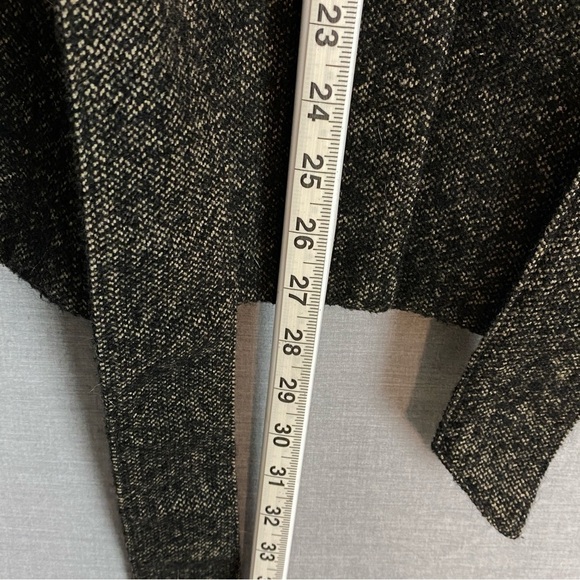 Smart Set Belted Jacket Coat Sz XS Wide Lapels Snap Close Cropped Trench Style - Picture 10 of 12